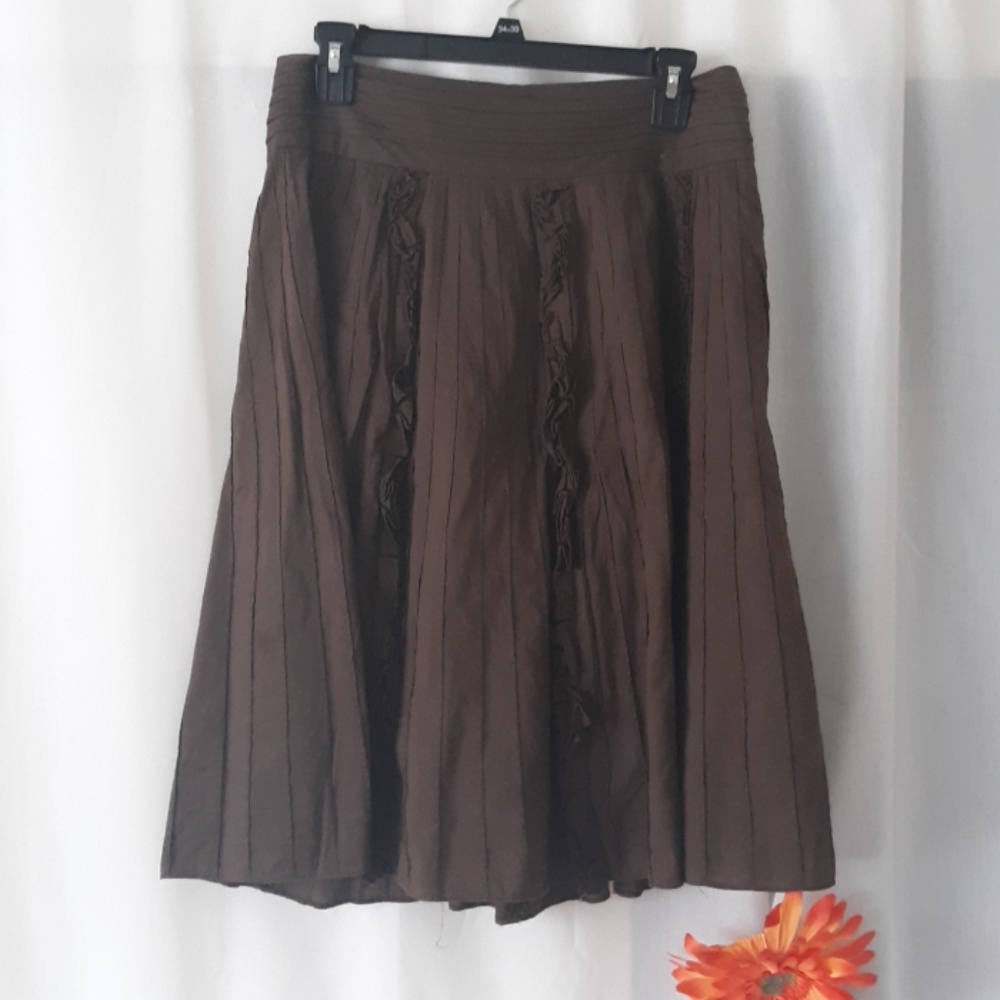 Inc womans skirts brown